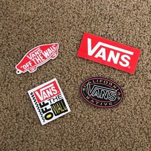 4 Vans stickers